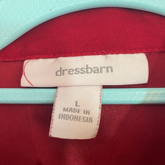 Dressbarn Riveted Red Top - Picture 8 of 11